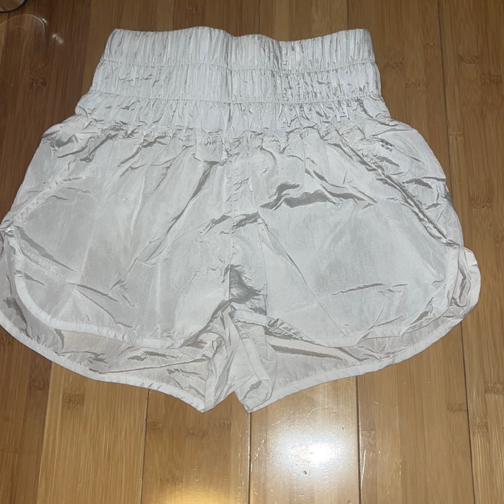 White free people movement shorts